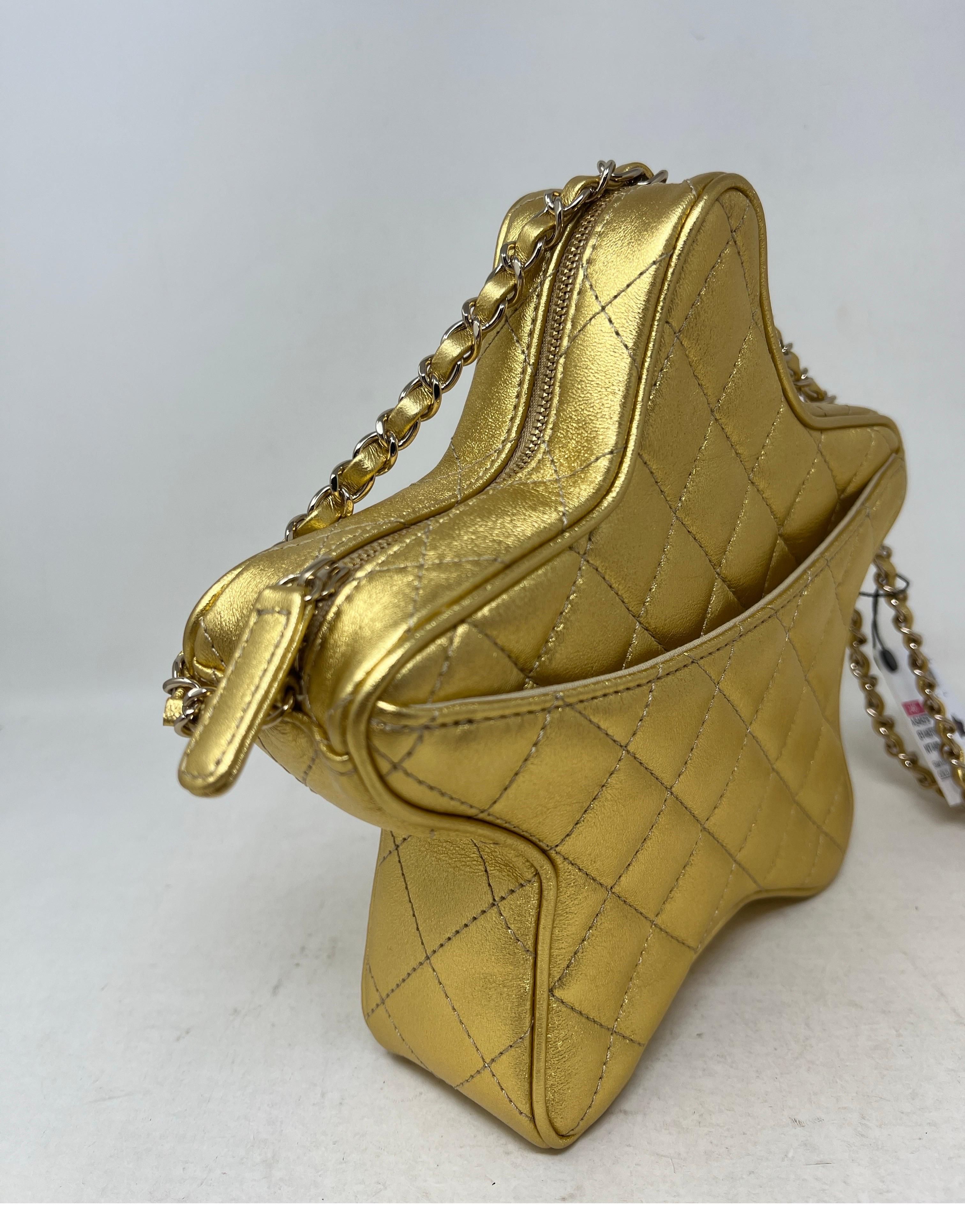 Chanel Gold Star Bag For Sale 2
