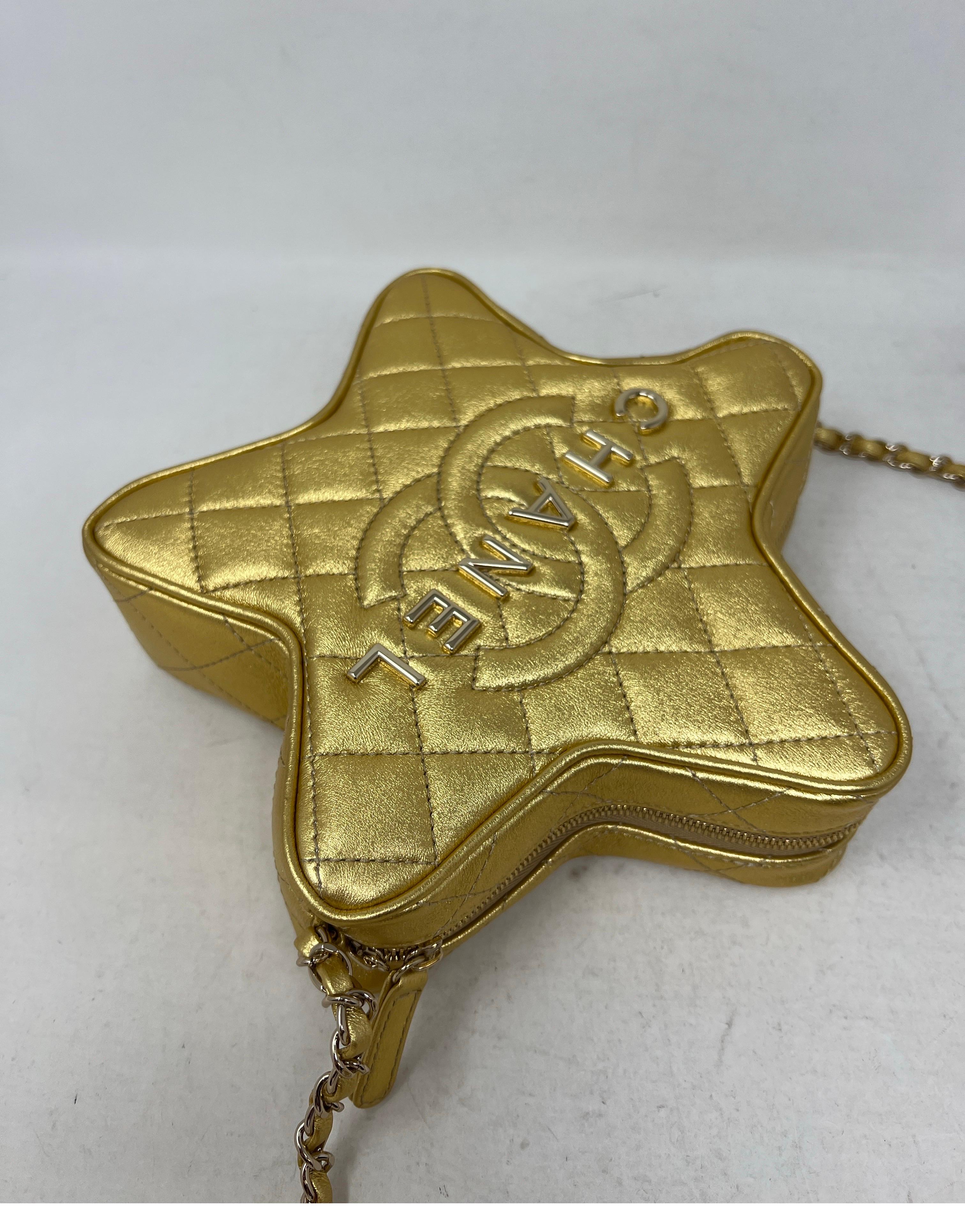 Chanel Gold Star Bag For Sale 4