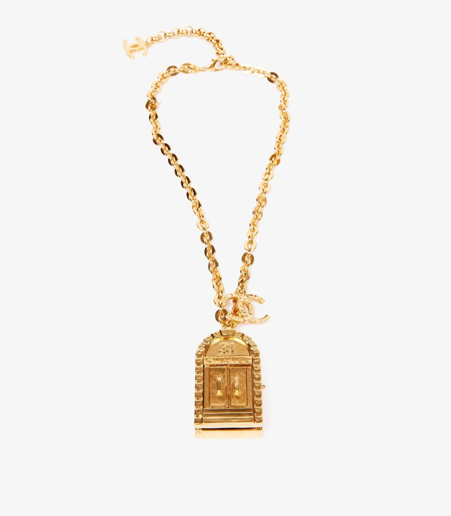 Collana Chanel 31 Rue Cambon in tono dorato In condizioni ottime in vendita a Bishop's Stortford, Hertfordshire