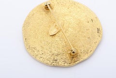 Chanel Gold-tone 31 Rue Cambon Paris Brooch