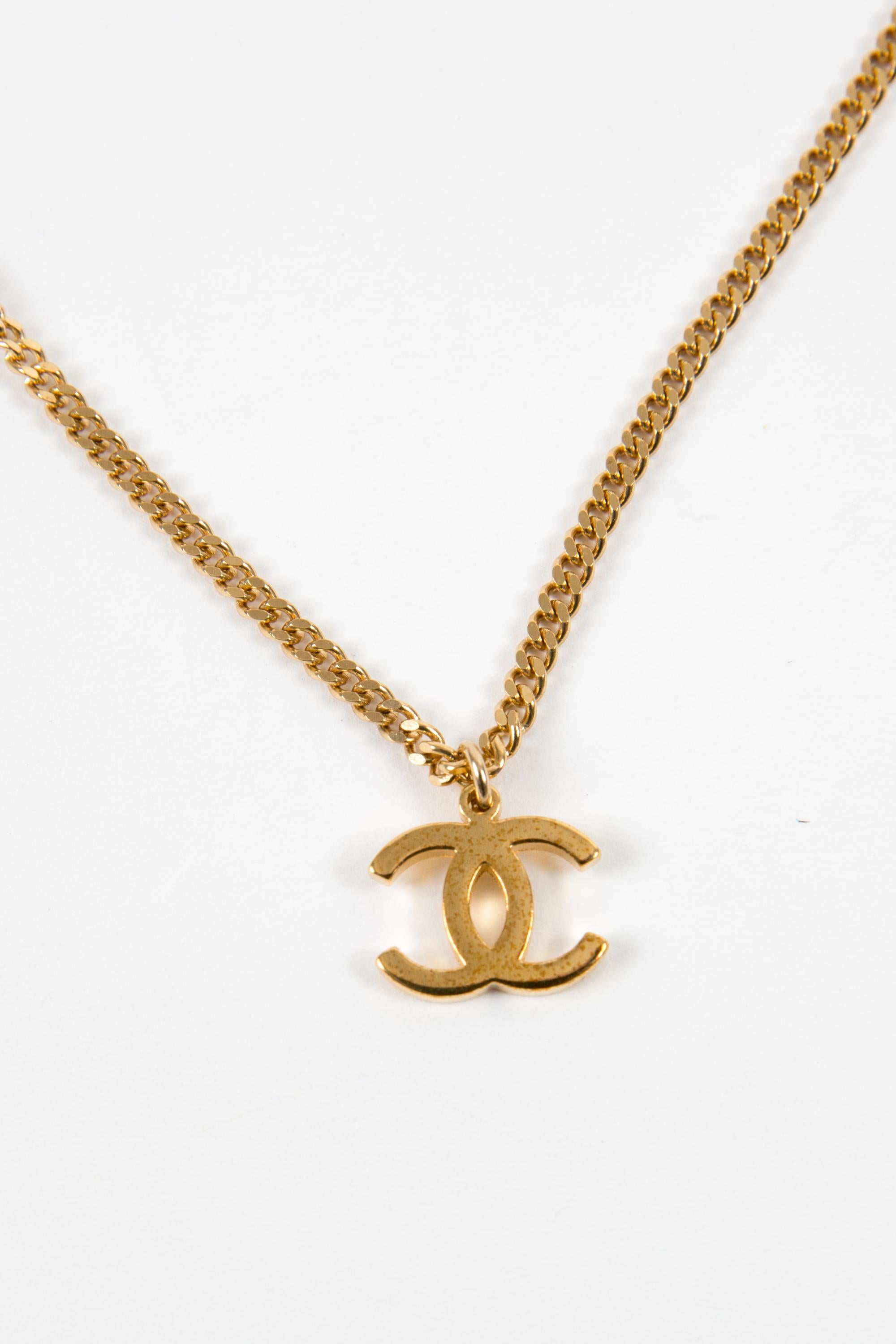 Collar Chanel de cadena larga 