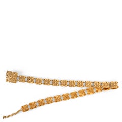 CHANEL goldfarbenes Metall 90P SHIELD CHAIN Gürtel OZ