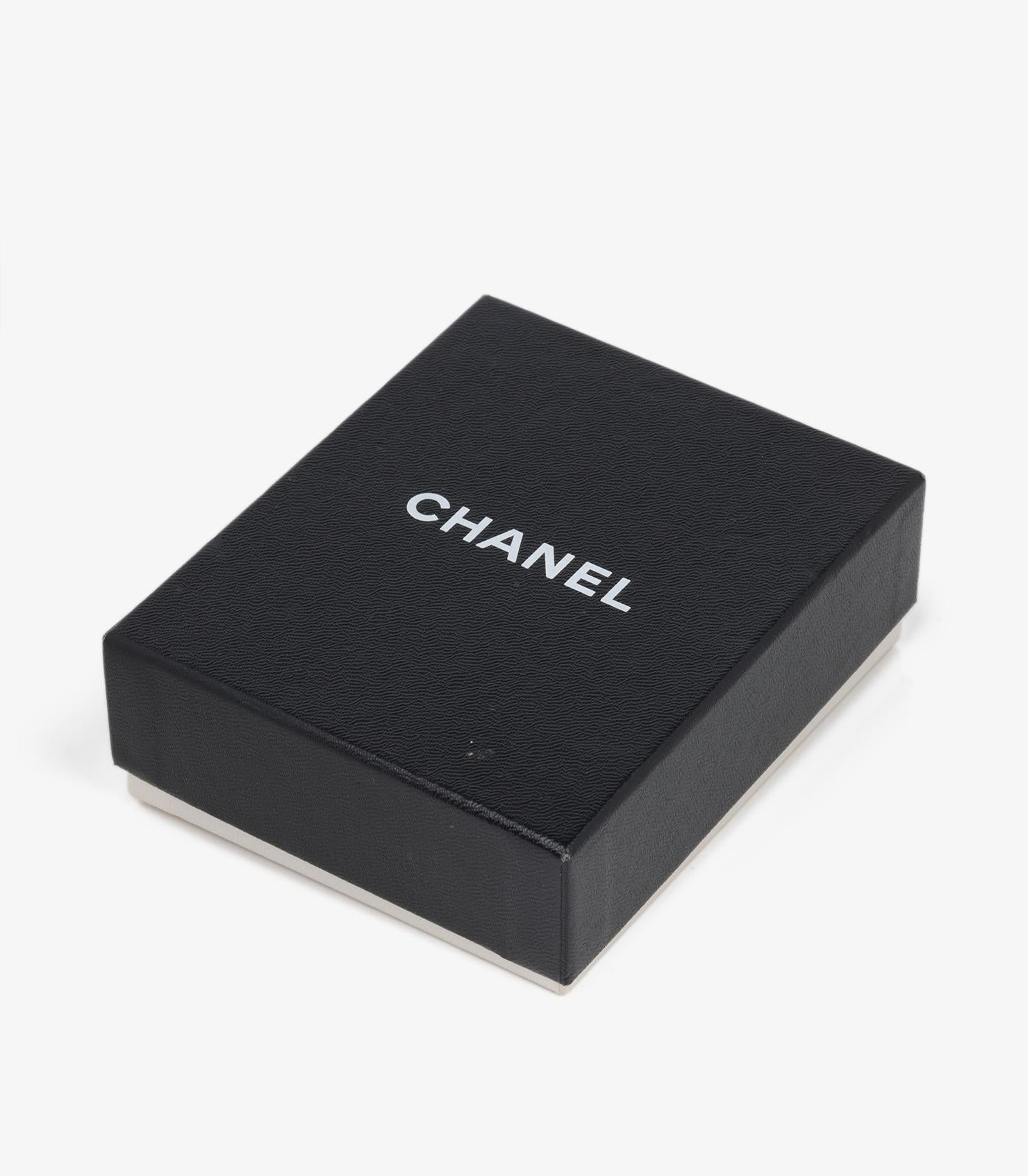 Women's Chanel Gold Tone Metal & Faux Pearl CC Chanel Layered Belt