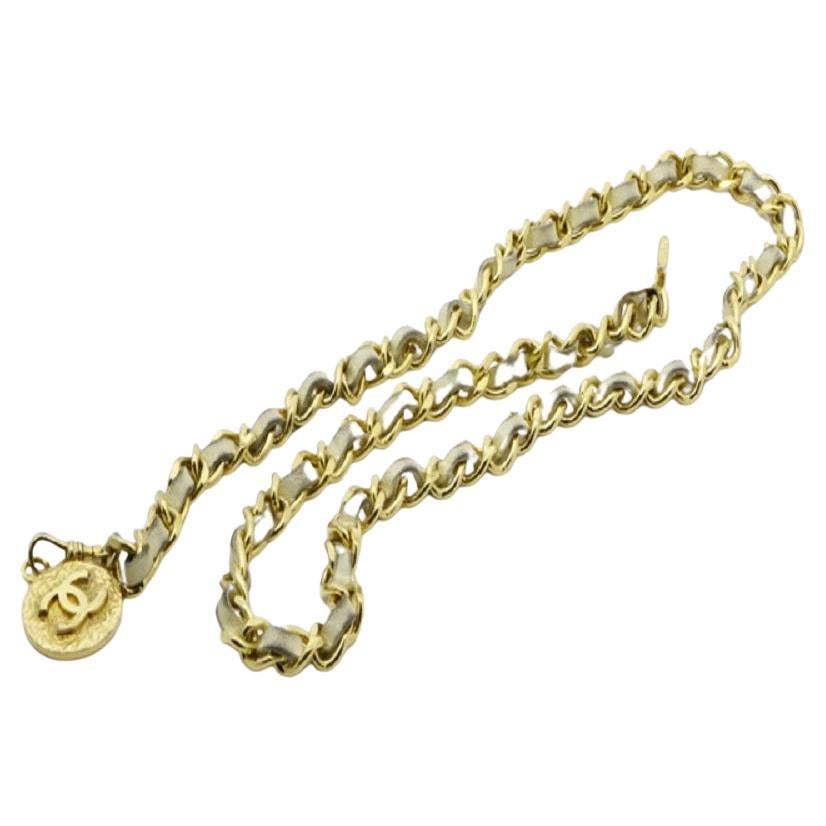 Chanel Cassette Tape Motif Necklace with CC For Sale at 1stDibs ...