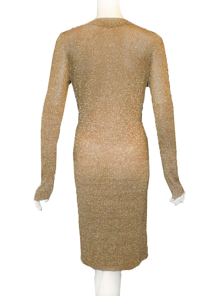 chanel long sleeve dress