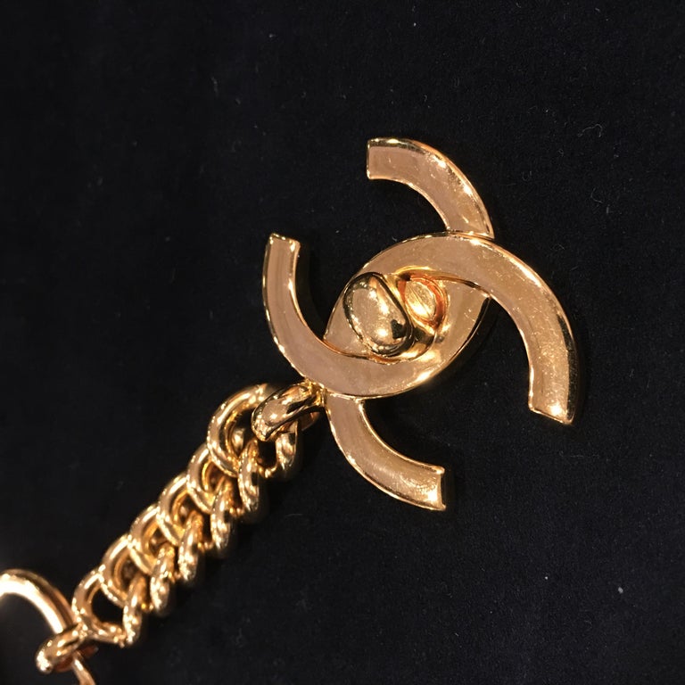 Chanel Pre-owned 1996 CC Turn-Lock Curb Chain Choker