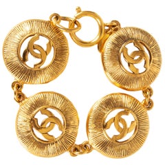 CHANEL goldfarbenes Vintage-Armband