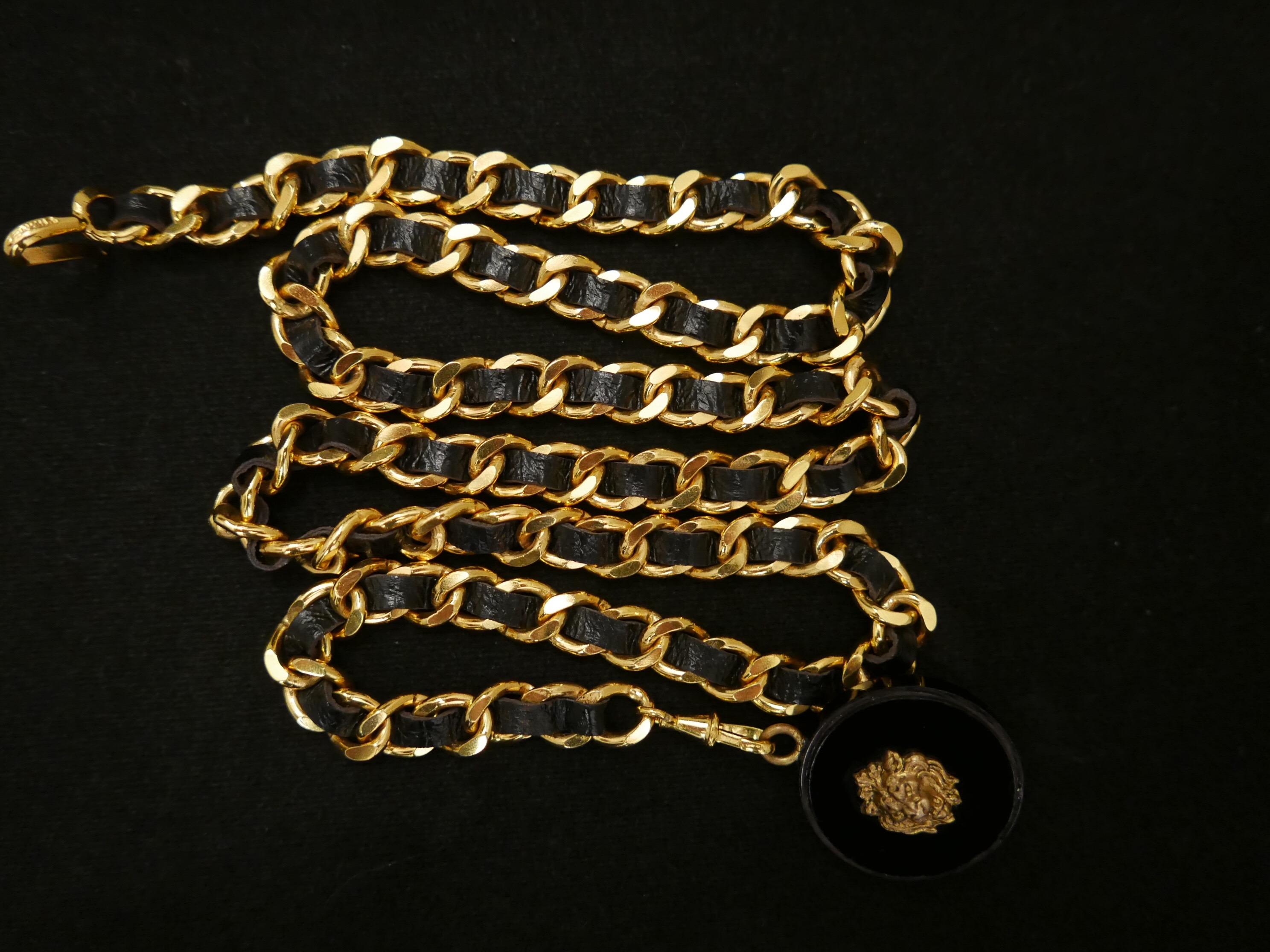 vintage chanel chain belt
