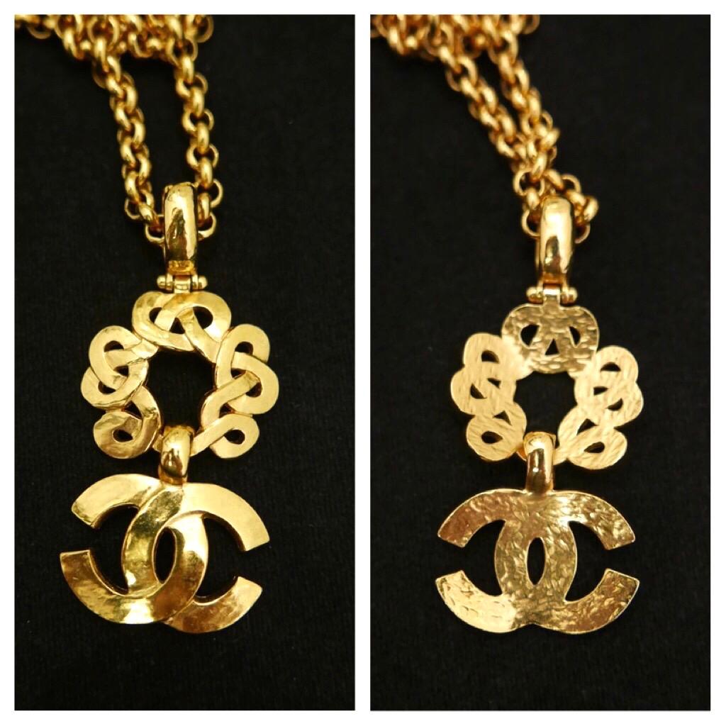 vintage chanel charm necklace