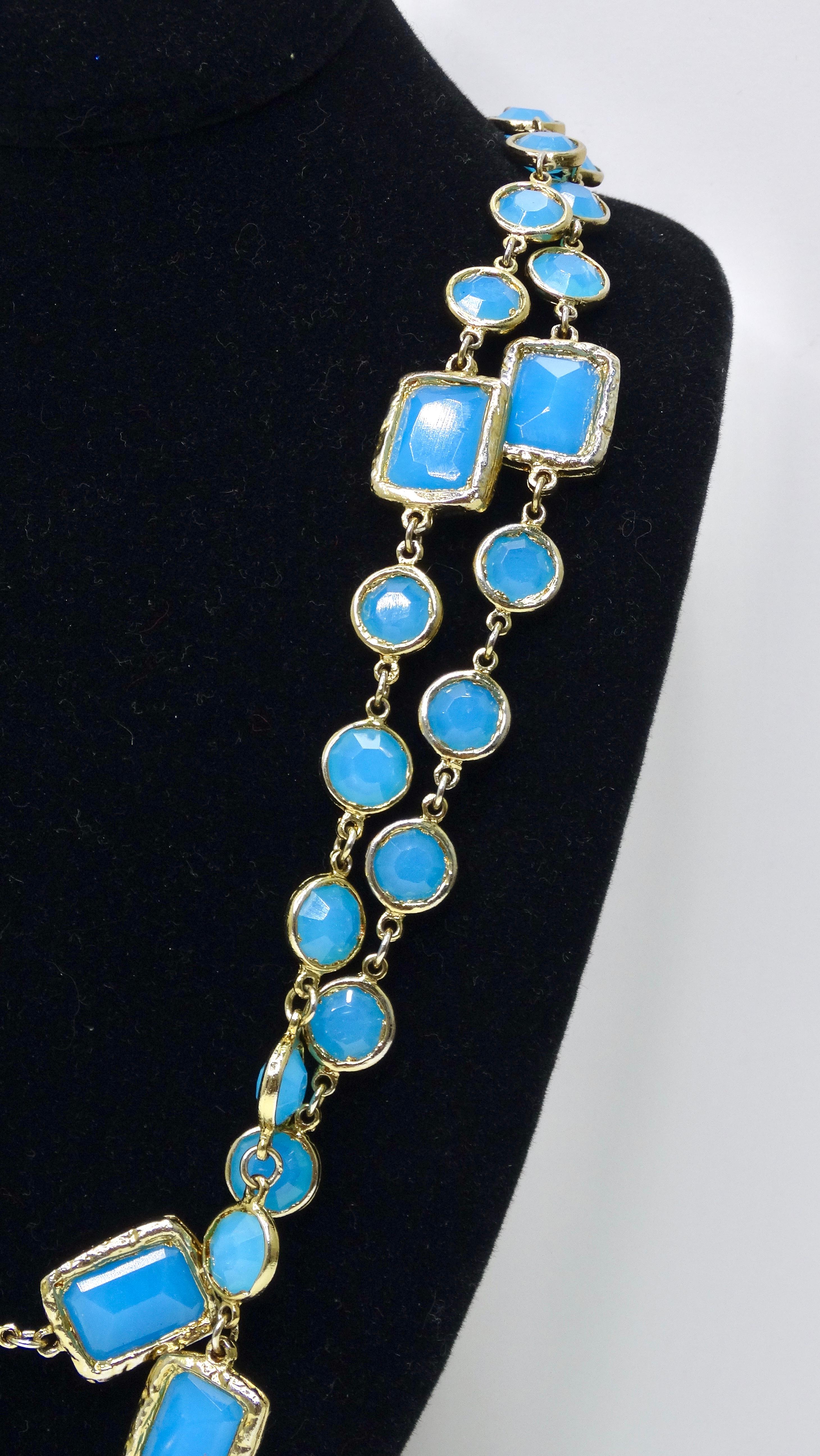 chanel turquoise necklace