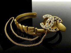 Chanel Gold ( Ultra Rare ) 01c Ring and 224138 Bracelet