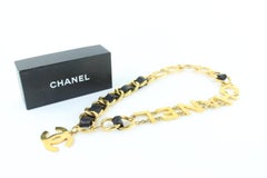 Chanel Gold (Ultra Rare) 93p Jumbo Coco Chain Belt Or 2way 11cz0907 Necklace