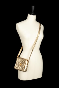 Chanel golden bag by Karl Lagerfeld 1994-1996