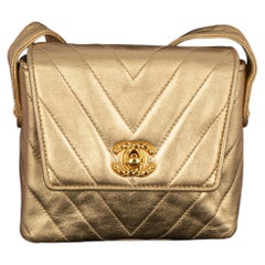 Chanel golden bag by Karl Lagerfeld 1994-1996