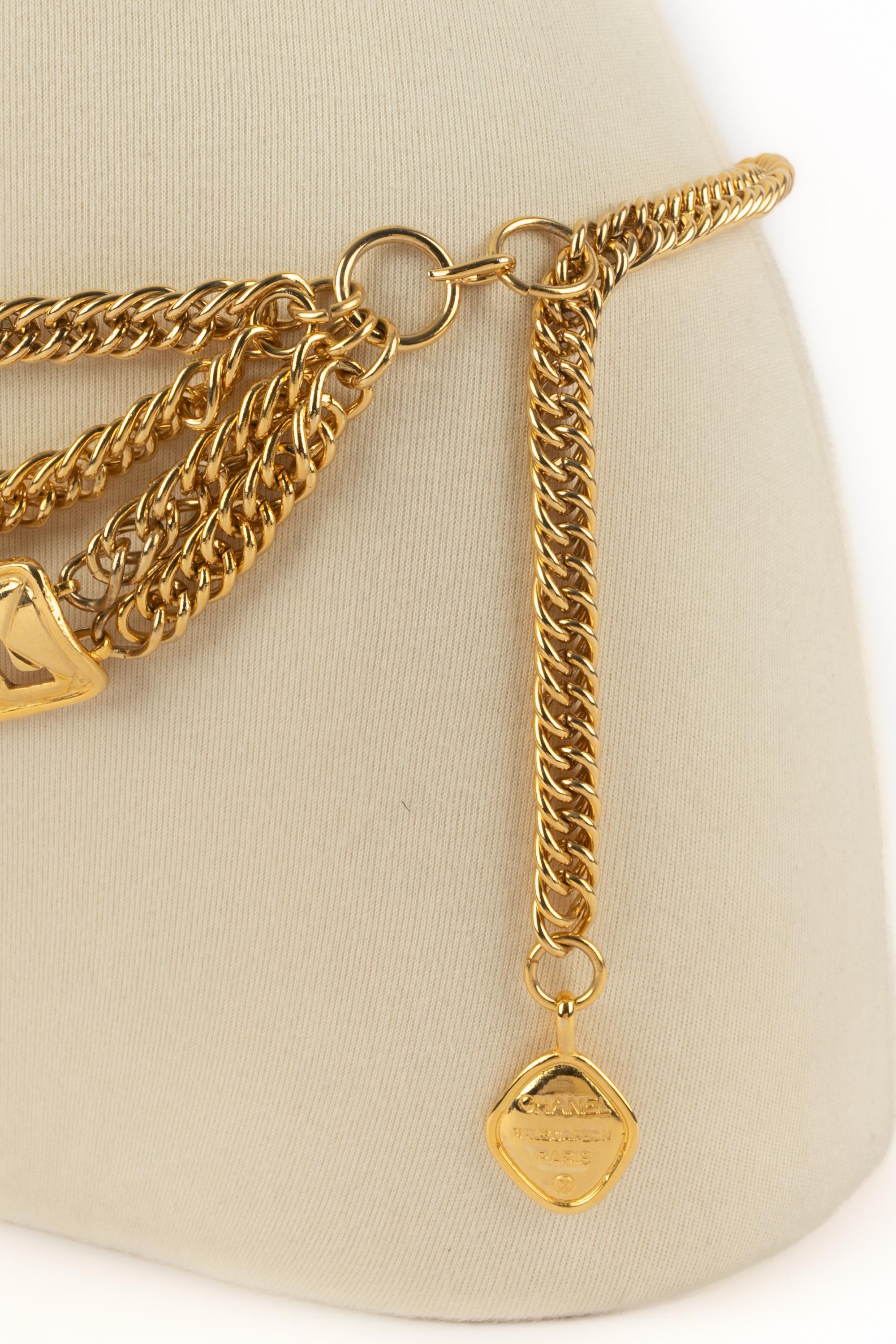 Cintura dorata Chanel anni '80 in vendita 6