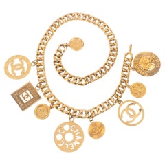 Chanel golden belt 1990s