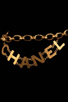 Chanel golden belt by Karl Lagerfeld Spring-Summer 1993