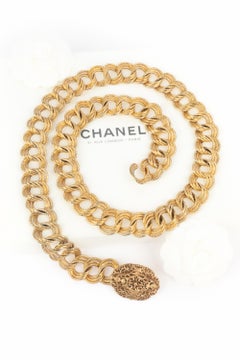 Chanel golden belt