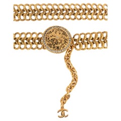 Chanel golden belt