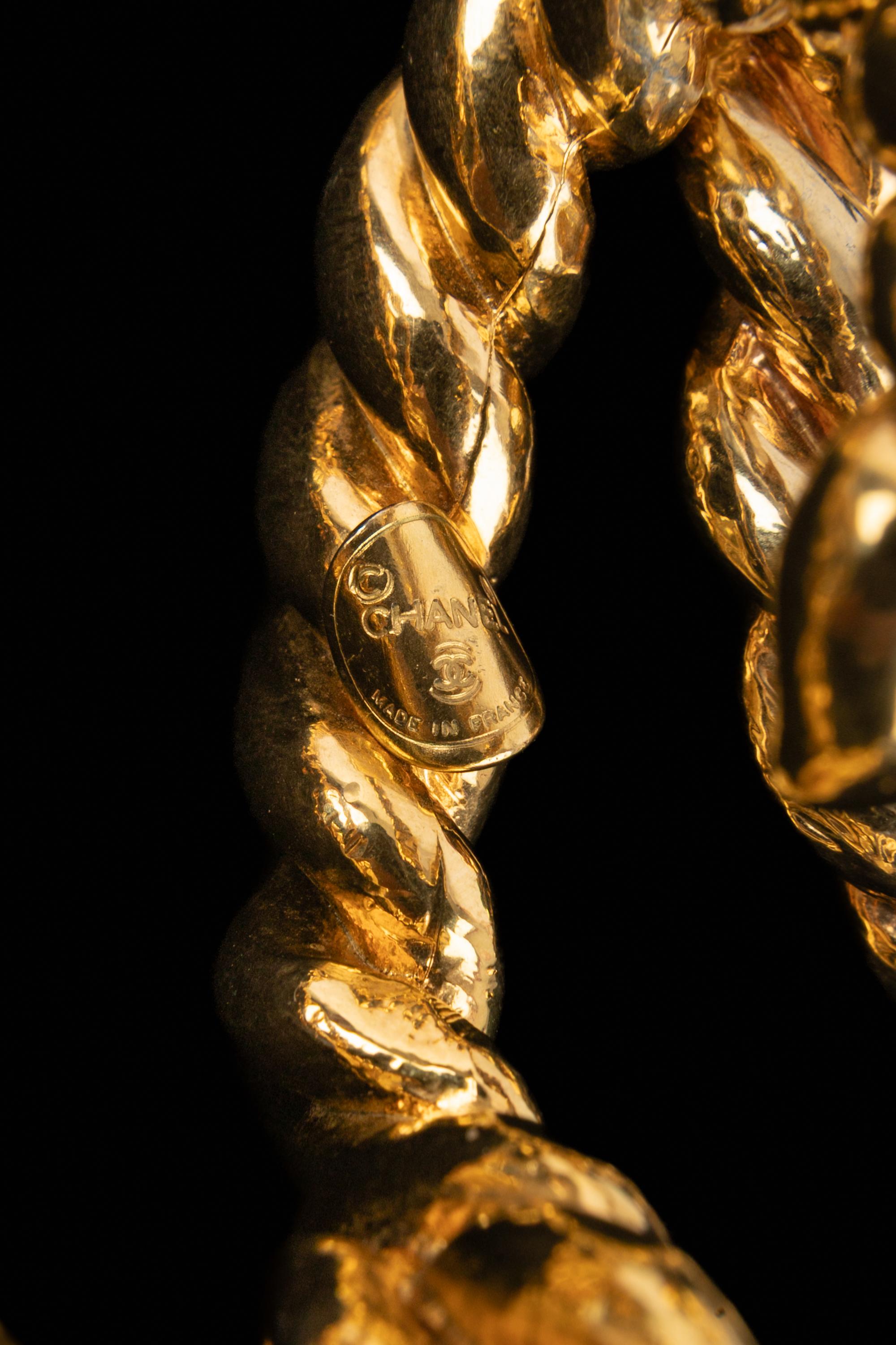 Chanel cinturón dorado Primavera-Verano 1990 en venta 1