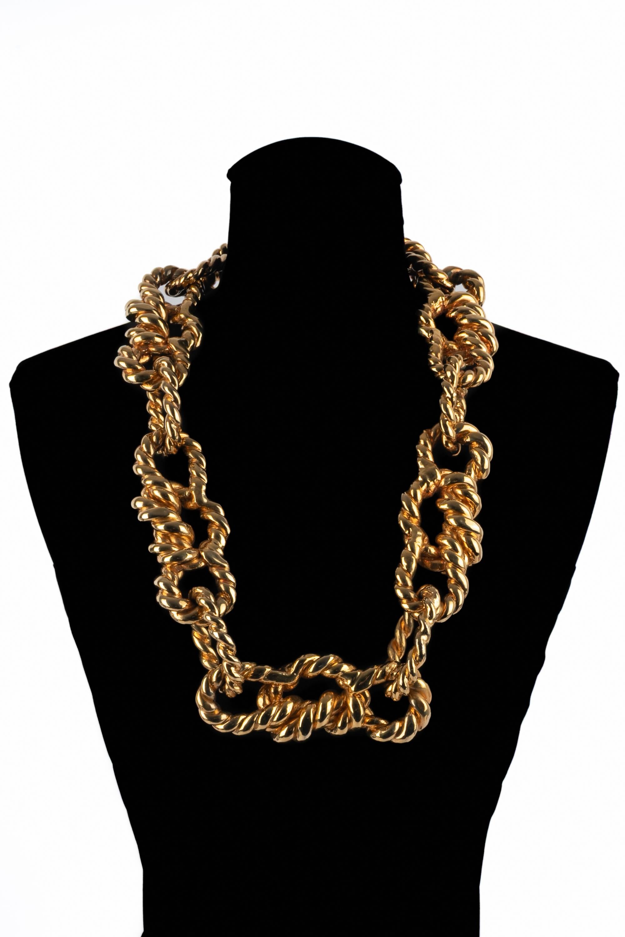 Chanel cinturón dorado Primavera-Verano 1990 en venta 4