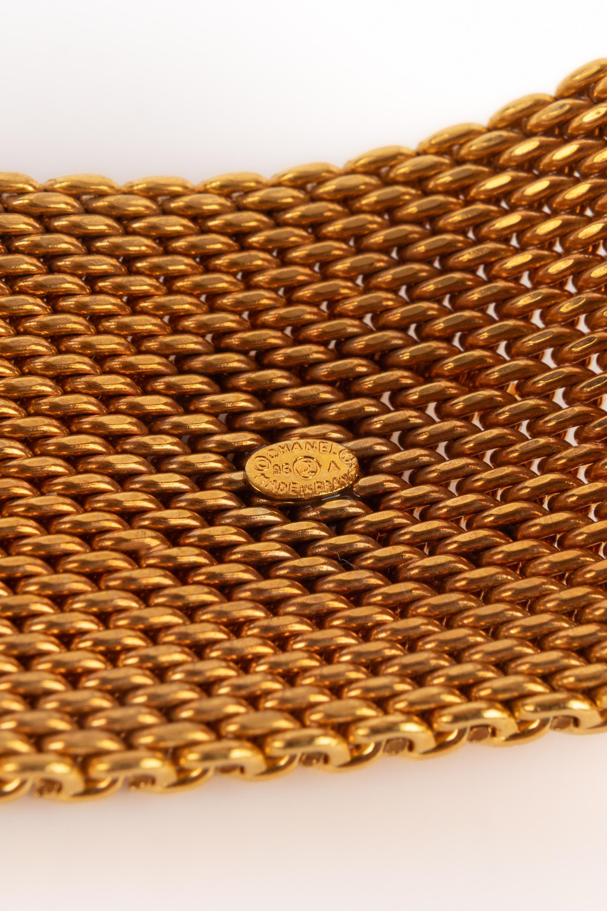 Bracelet en or de Chanel 1996 en vente 4