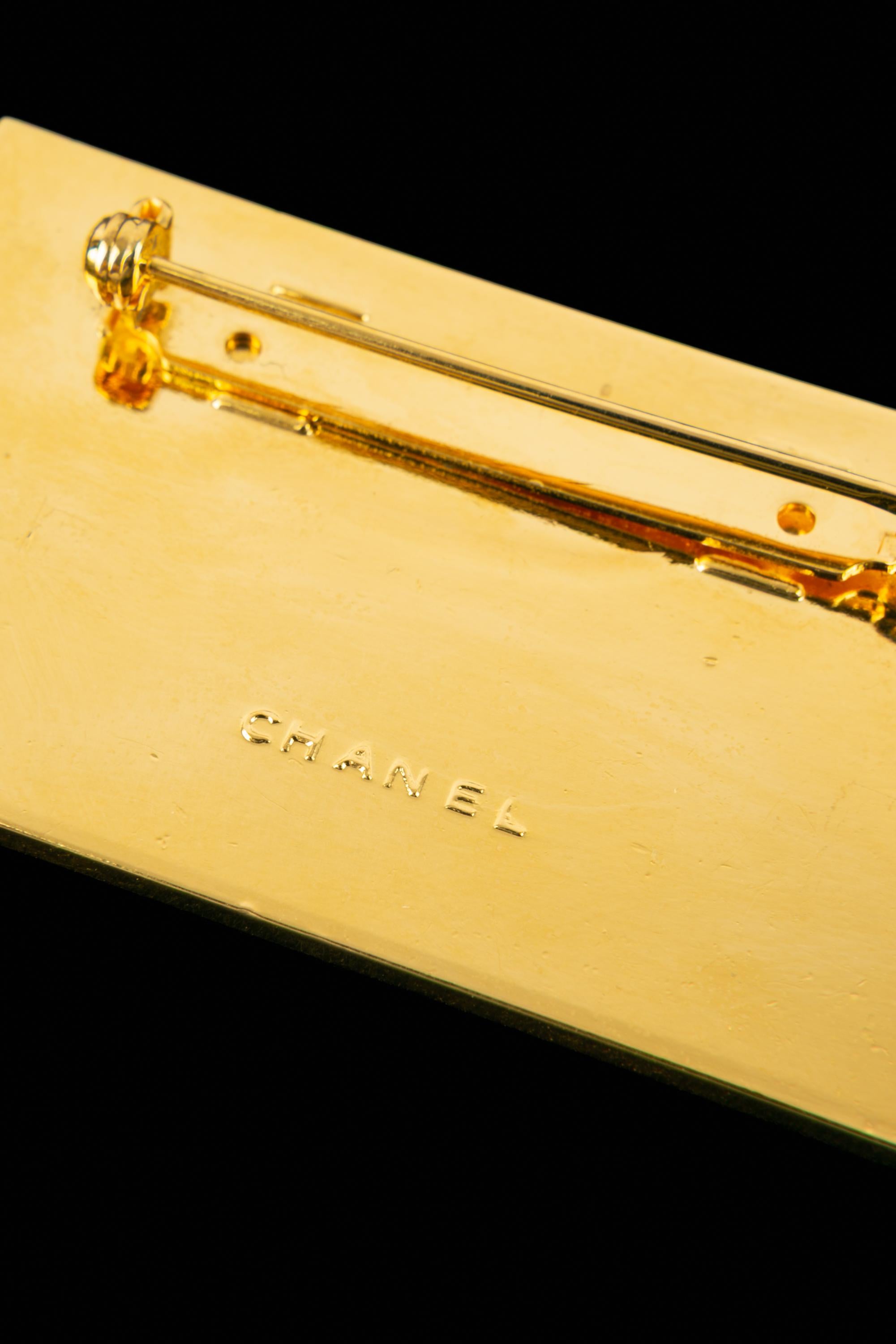 Spilla d'oro Chanel in vendita 2