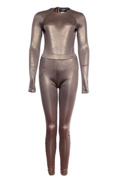 Chanel, golden catsuit