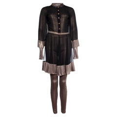 Chanel, golden catsuit