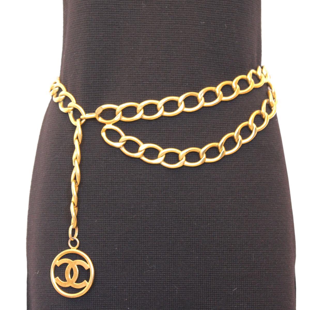 Women's Chanel Golden Chain Belt