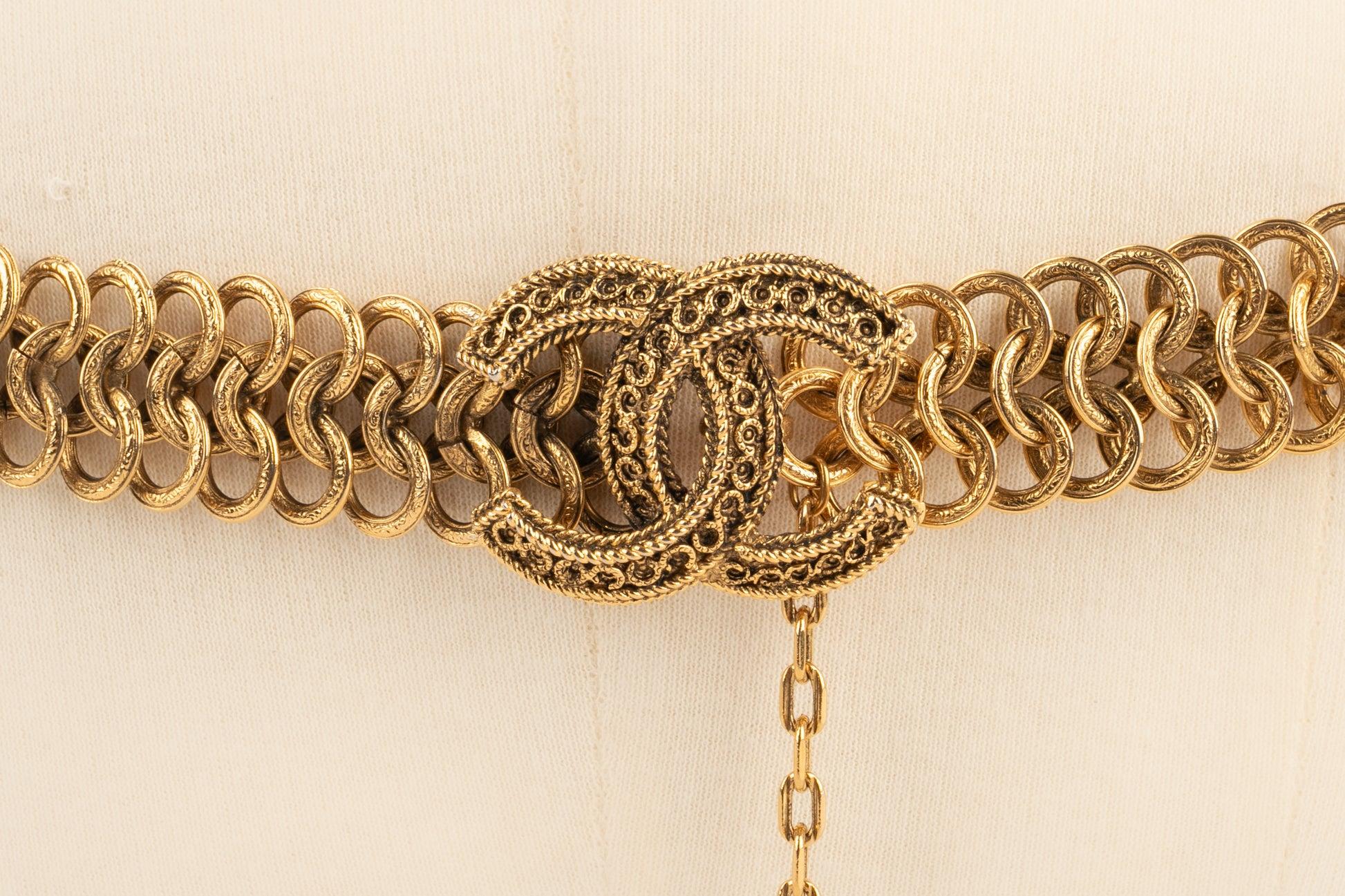 Chanel Golden Chain CC Belt, 1985 In Excellent Condition In SAINT-OUEN-SUR-SEINE, FR