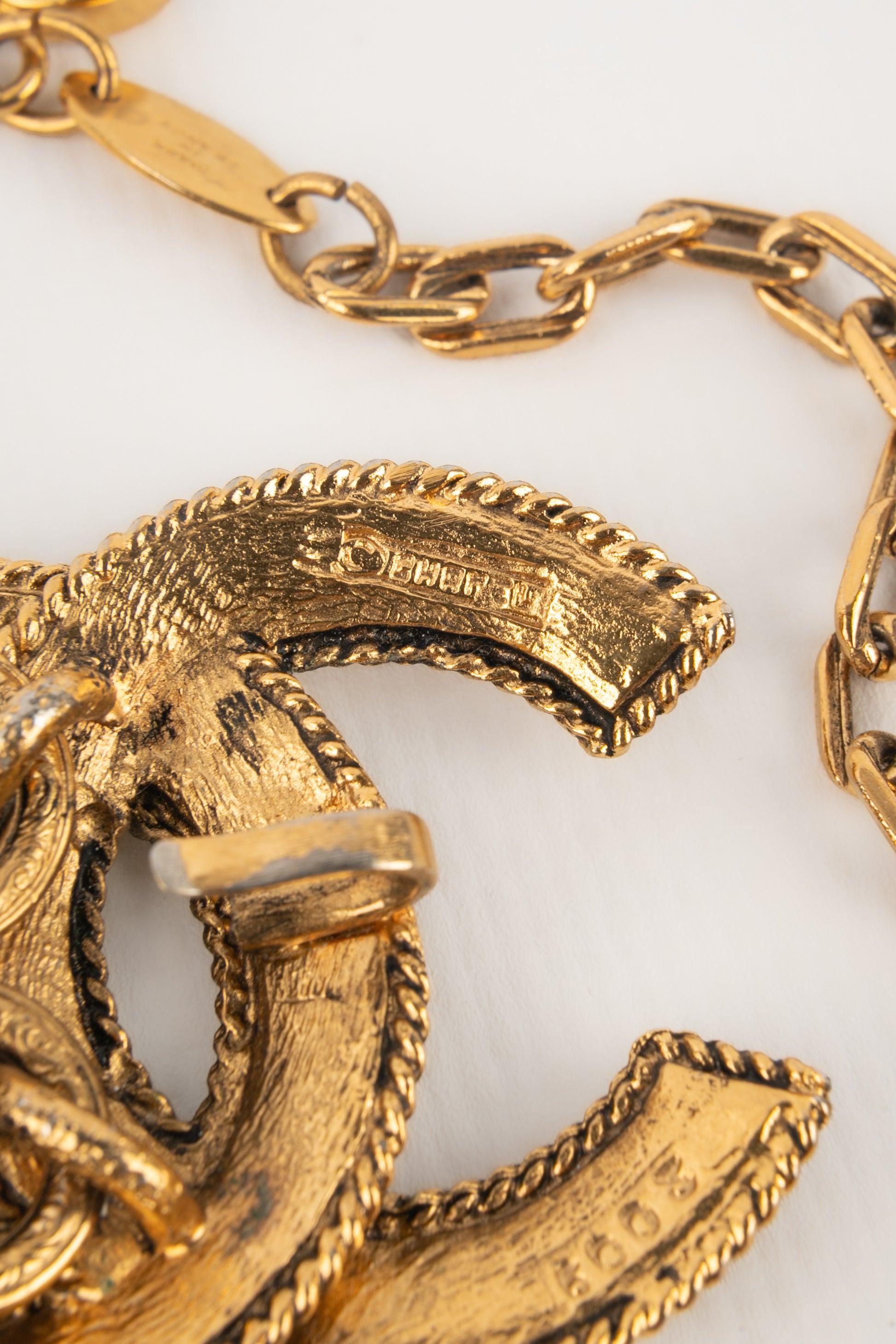 Women's Chanel Golden Chain CC Belt, 1985