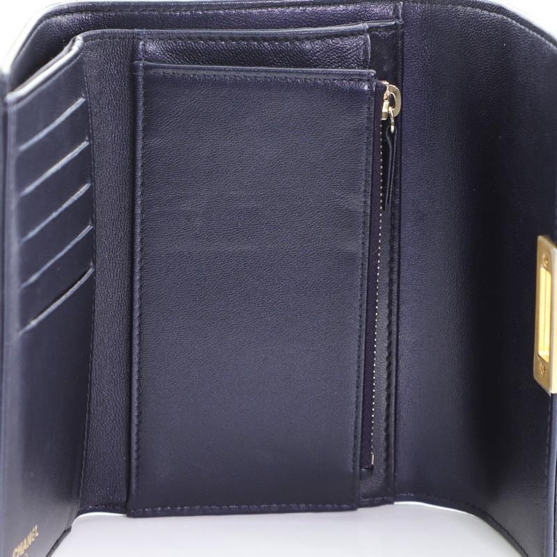 Women's or Men's Chanel Golden Class Wallet Lizard