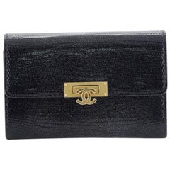 Chanel Golden Class Wallet Lizard