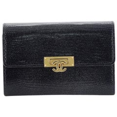 Chanel Golden Class Wallet Lizard