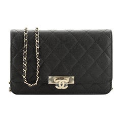 Chanel Golden Class Wallet on Chain Quilted Caviar