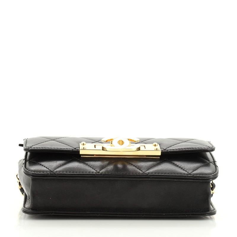 Women's or Men's Chanel Golden Class Wallet on Chain Quilted Lambskin