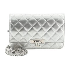 Chanel Golden Class Wallet on Chain Quilted Patent