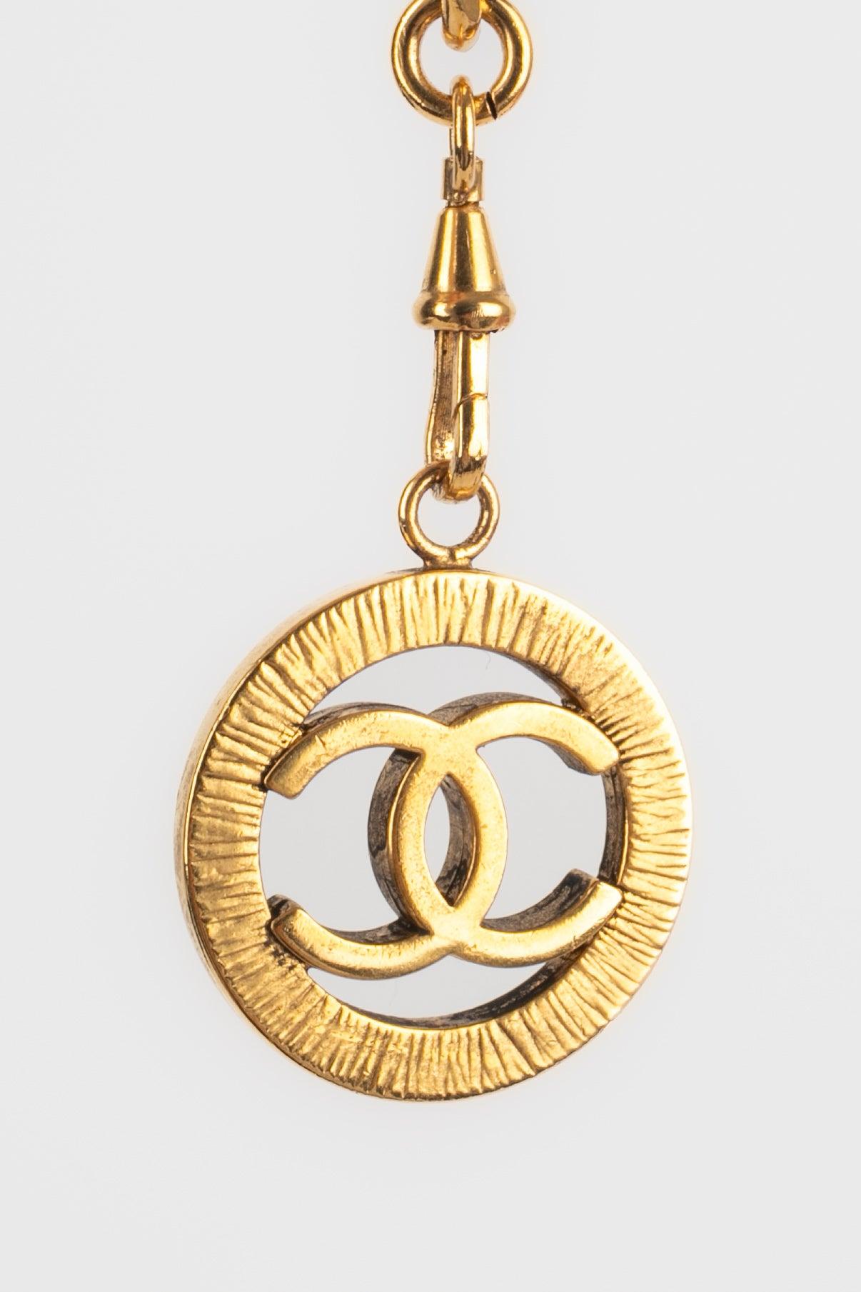 Chanel Golden Metal Belt, 1985s In Excellent Condition In SAINT-OUEN-SUR-SEINE, FR