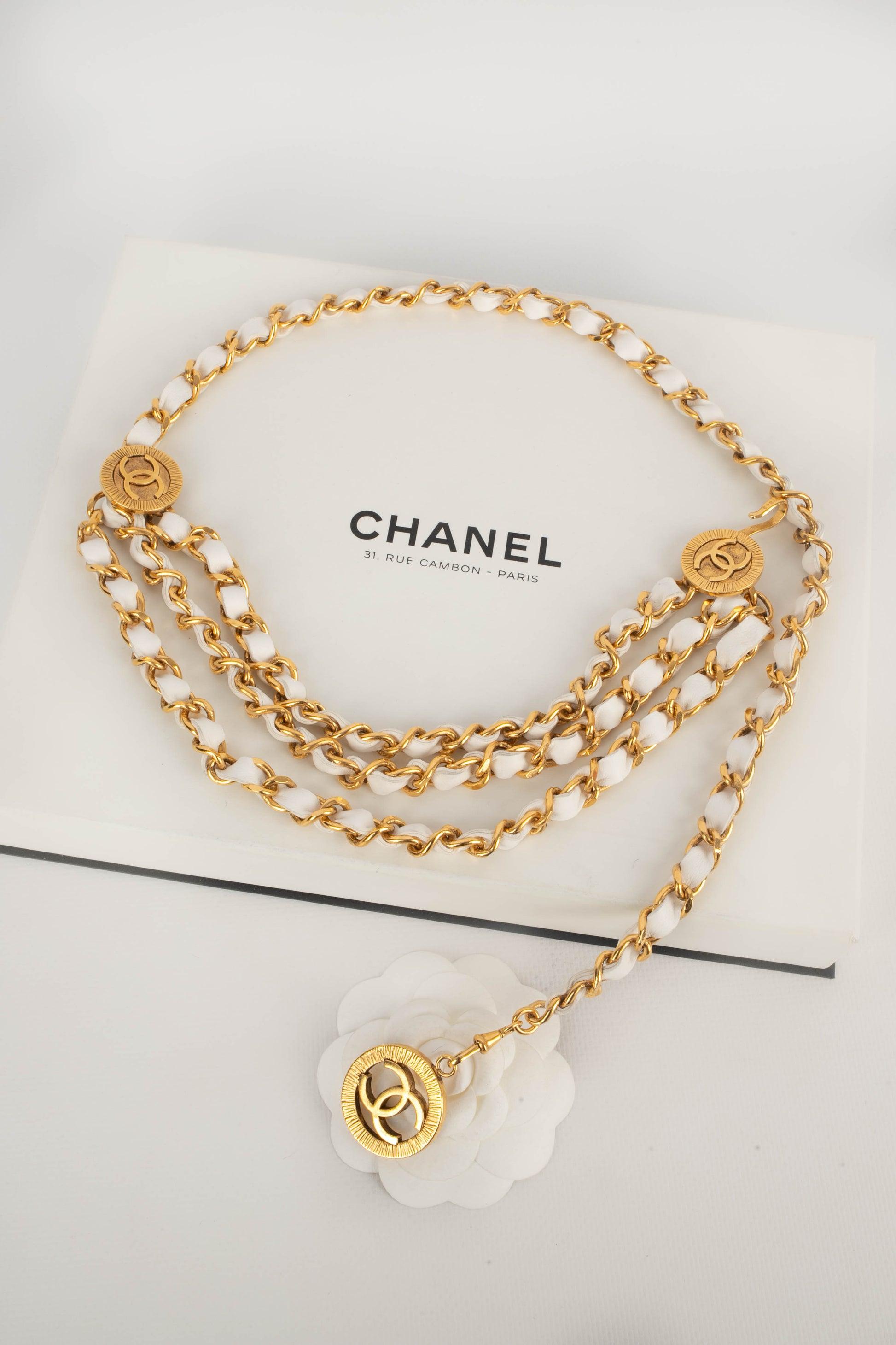 Chanel Golden Metal Belt, 1985s 2