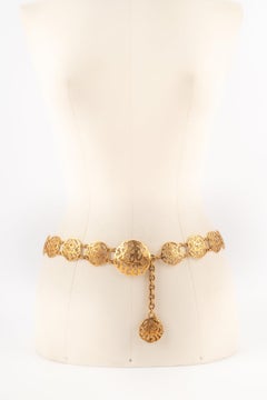 Chanel Golden Metal Belt, 1990s
