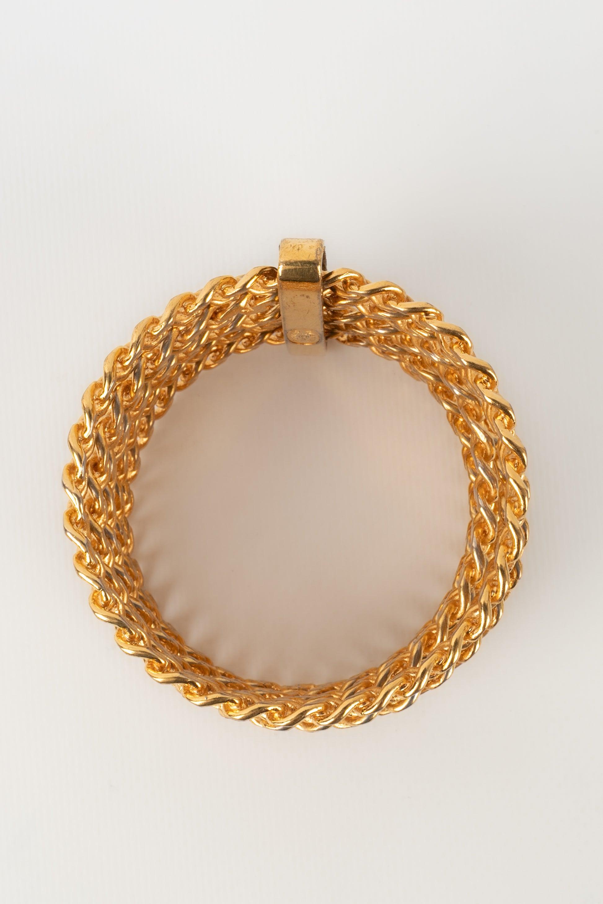Chanel Golden Metal Bracelet, Cruise 1993 2