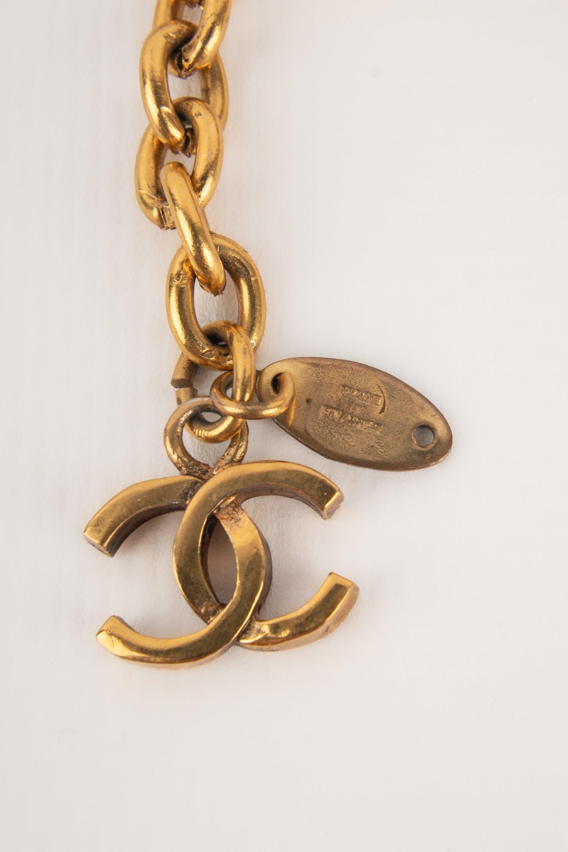 Women's Chanel Golden Metal CC Chain Belt, 1982