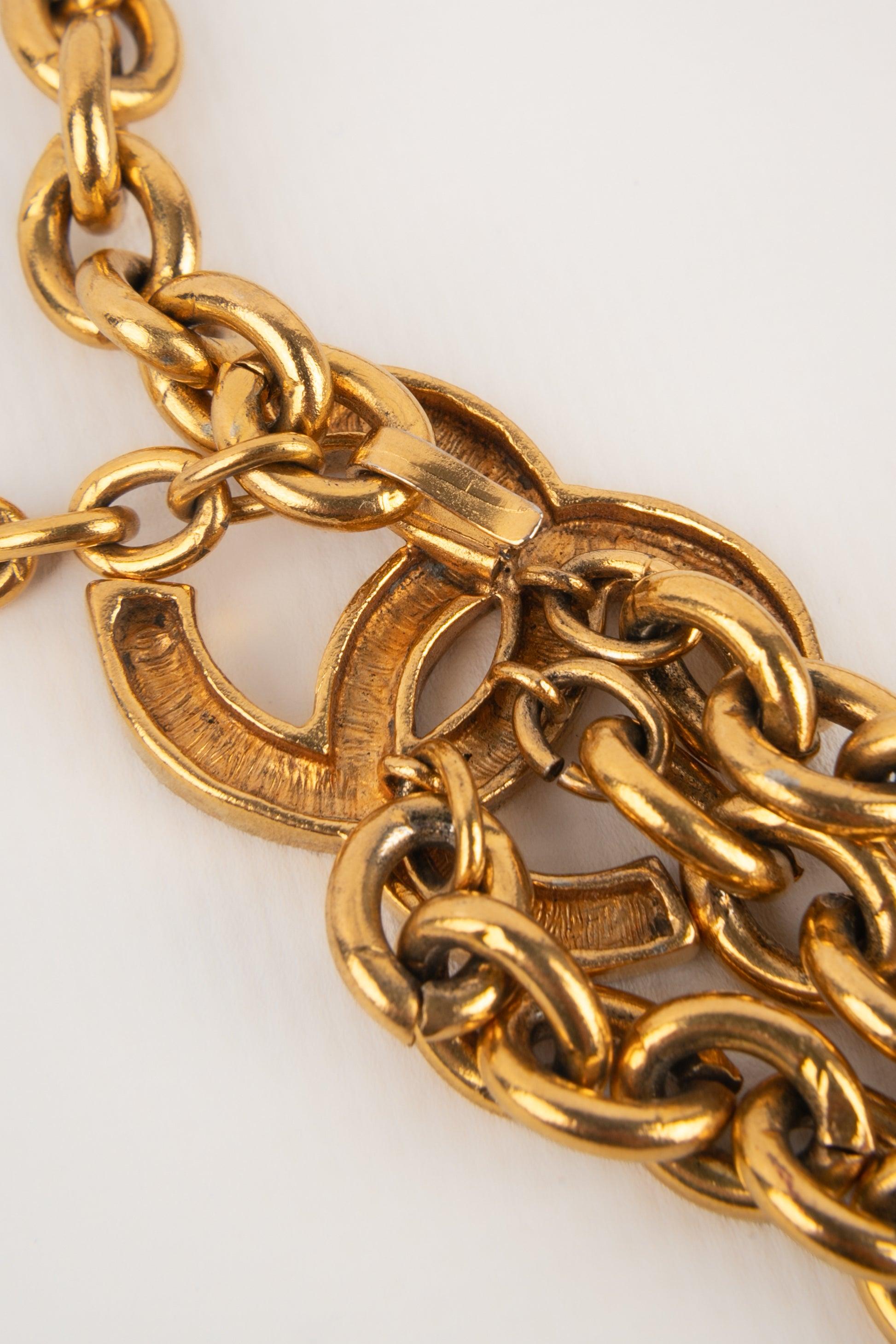 Chanel Golden Metal CC Chain Belt, 1982 1