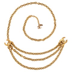 Chanel Golden Metal CC Chain Belt, 1982