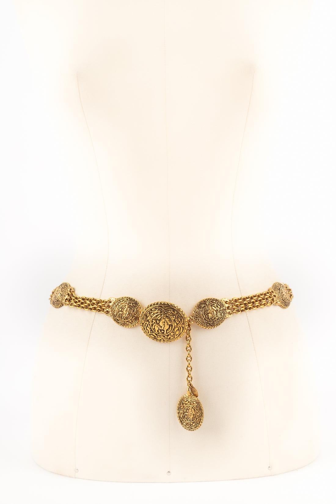 Marron Ceinture Chanel, années 1980 en vente