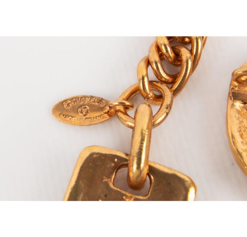 Chanel Golden Metal Chain Belt, 1980s 1