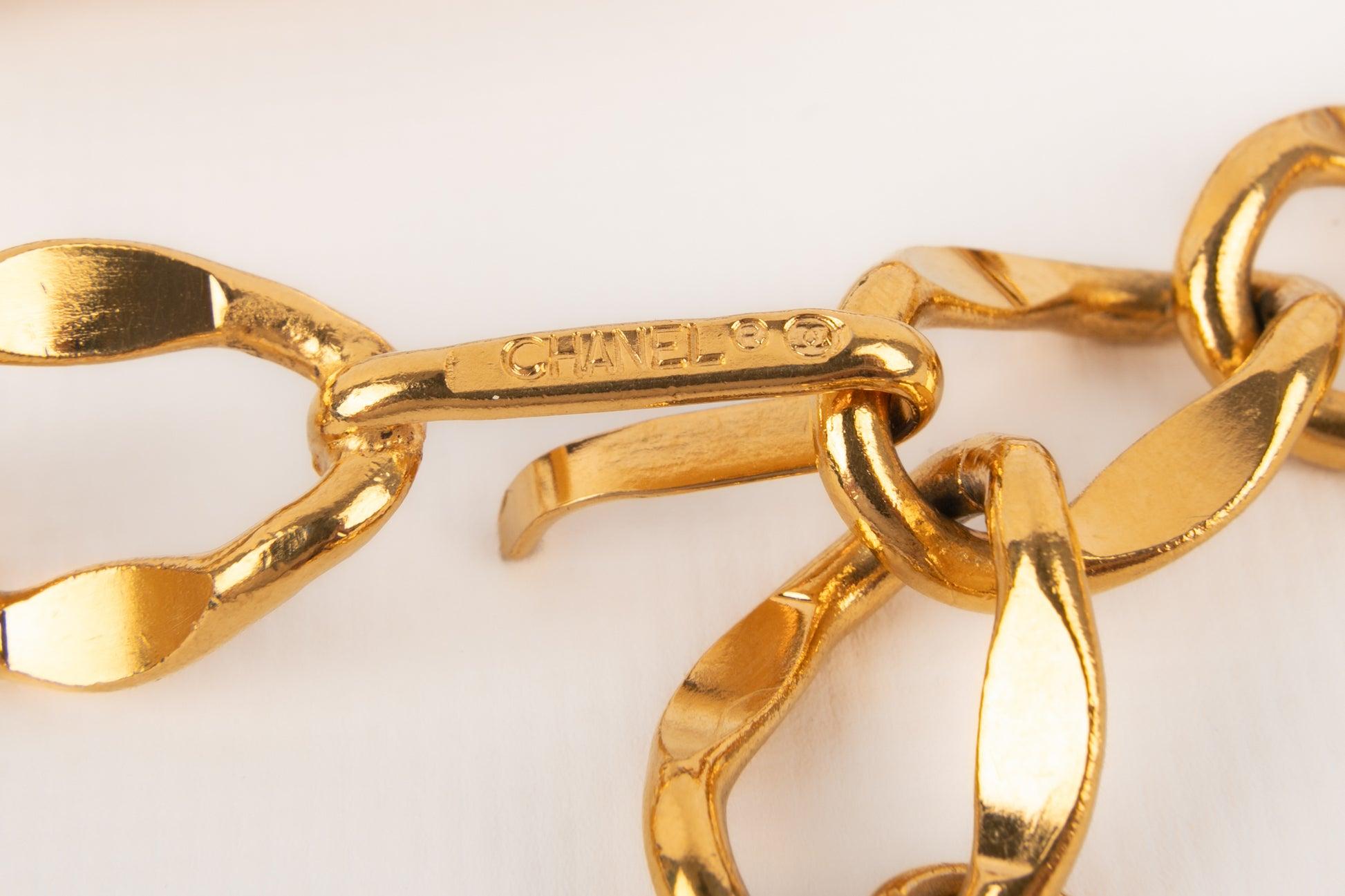 Women's Chanel Golden Metal Chain Belt, 1980s