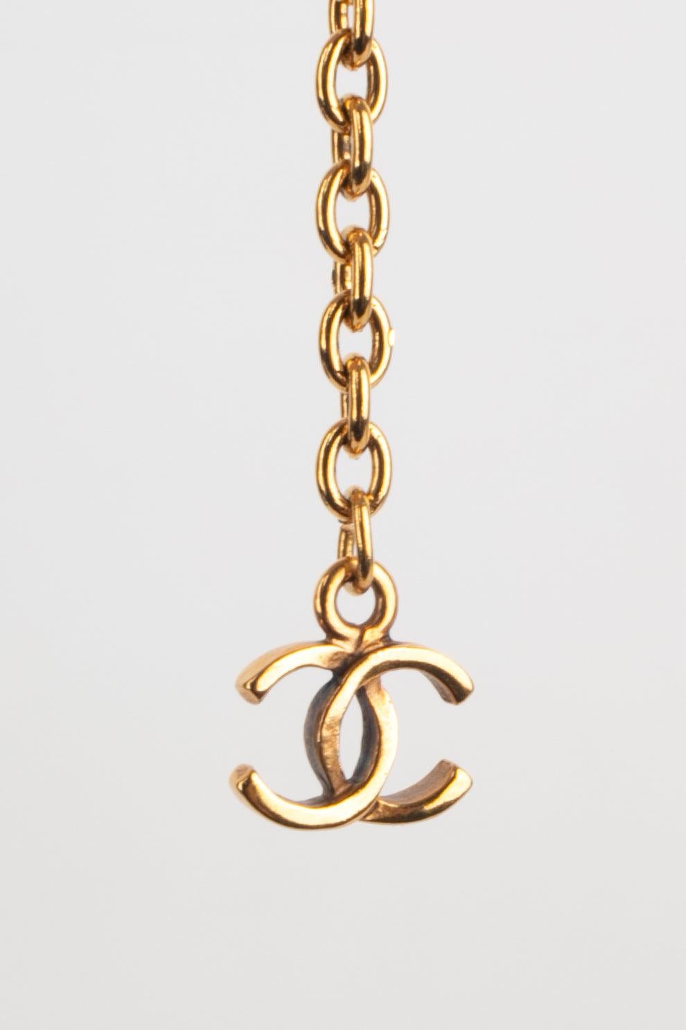 Women's Chanel Golden Metal Chain Belt, 1980s For Sale