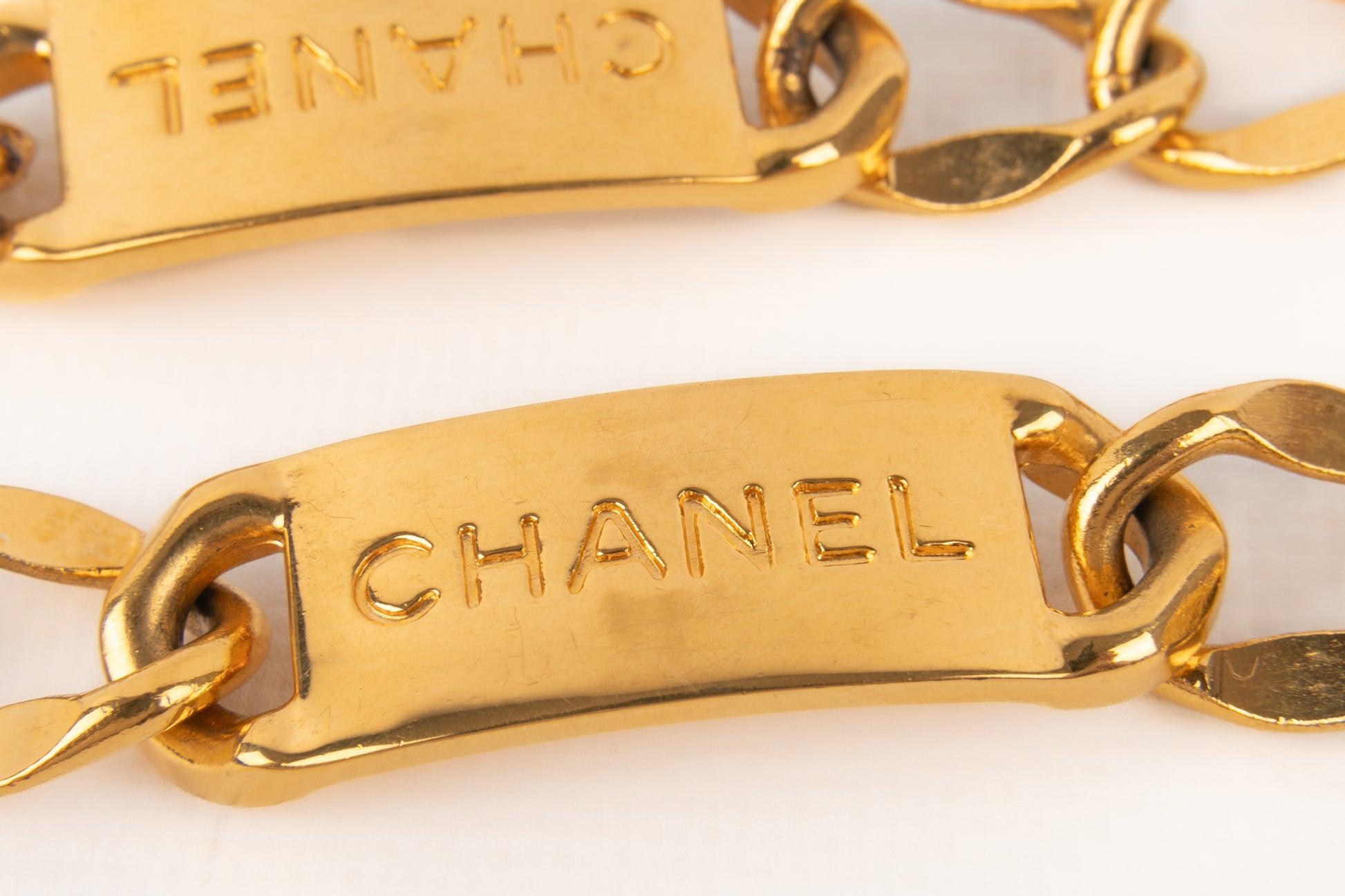 Chanel Golden Metal Chain Belt, 1980s 2
